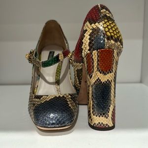 Dolce & Gabbana snakeskin pump